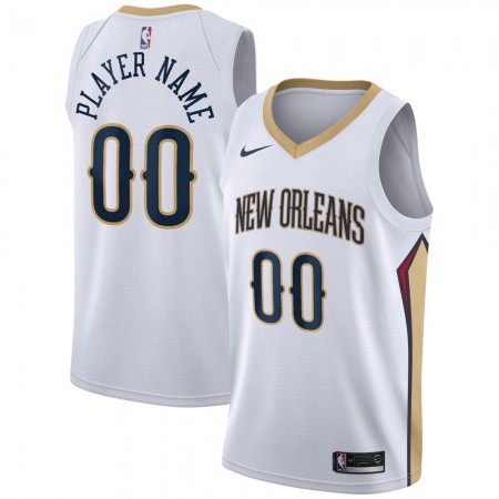 Herren NBA New Orleans Pelicans Trikot Benutzerdefinierte Nike 2020-2021 Association Edition Swingman